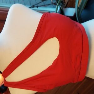 New one shoulder sport bikini size large